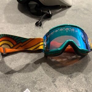Smith Squad MTB chroma pop  Mirrored Goggles